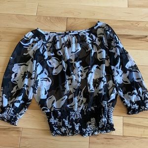 Sheer Suzy Shier Top